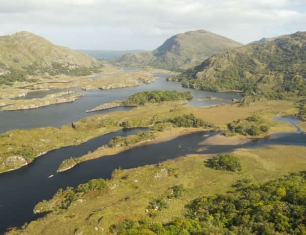 Aerial View, Lakes, Killarney National Park, Co Kerry_master